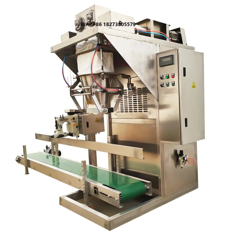 10-50kg Auger Screw Feeding Powder Bagging Machine Food Grade Flour Wheat Flour Corn Flour Packaging Machine
