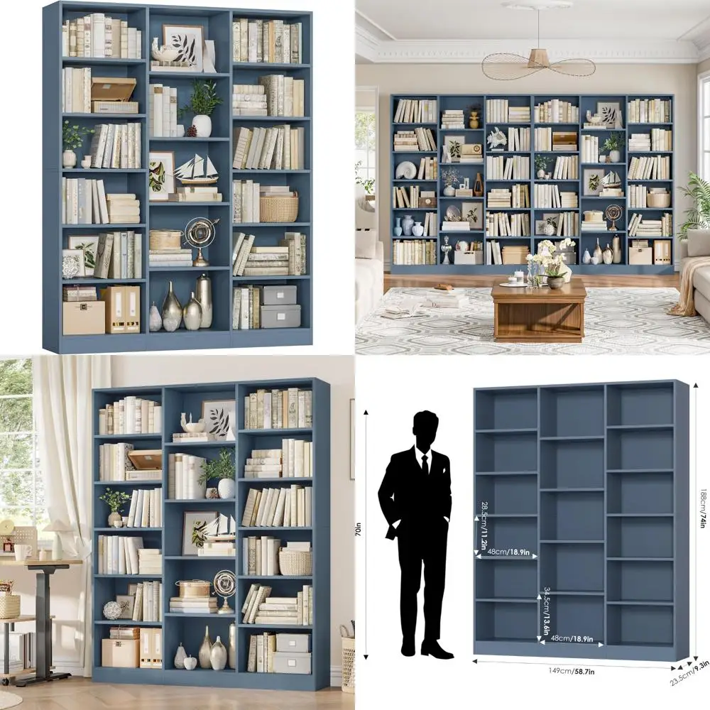 Large 6-Tier Booksh… - image
