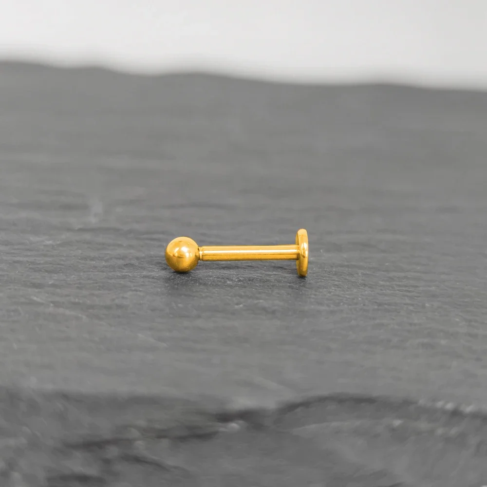 Titanium Tragus Piercing Lip Stud Earring