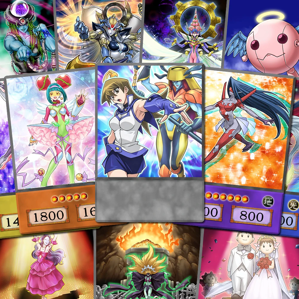 

50pcs/set Alexis Rhodes Cyber Girl Deck Orica Machine Angels YGO-GX Nostalgic Collection Paper Cards
