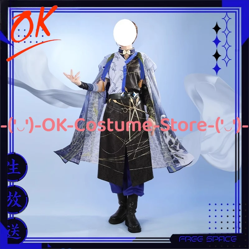 

[Customized Size] NIJISANJI Vtuber Dytica Koyanagi Rou Cosplay Costume Anime Character Outfit Halloween Carnival Party Uniform