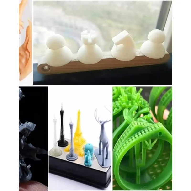 1KG 405nm SER Nylon-Like High Flexible Hard UV Resin for 1024 Resolution LCD 3D Printers
