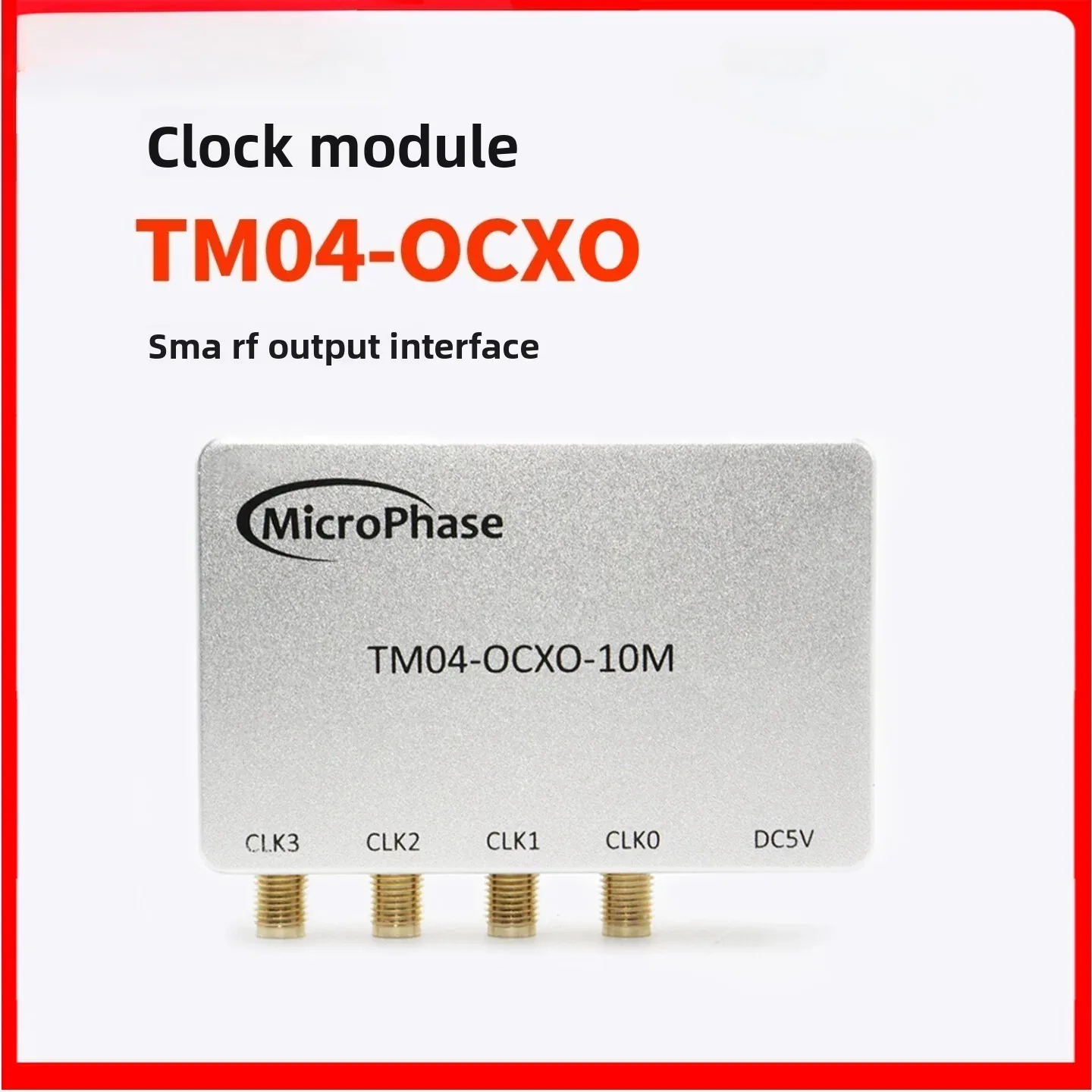 TM04-OCXO-10M High Precision 10M Clock Module High-Precision Constant Temperature Crystal Oscillator OCXO