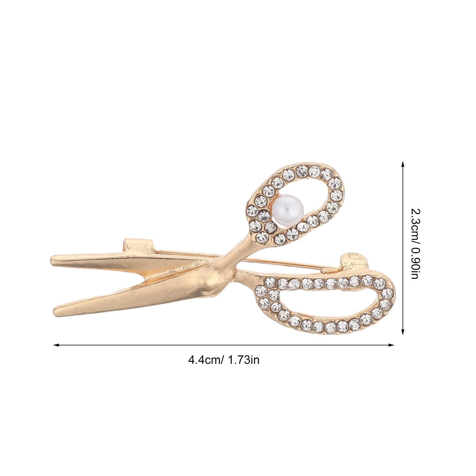 دعوى حجر الراين بروش الجدة مقص شكل دبوس الملابس وشاح قبعة الديكور موضة بروش دبوس للنساء دبابيس للنساء