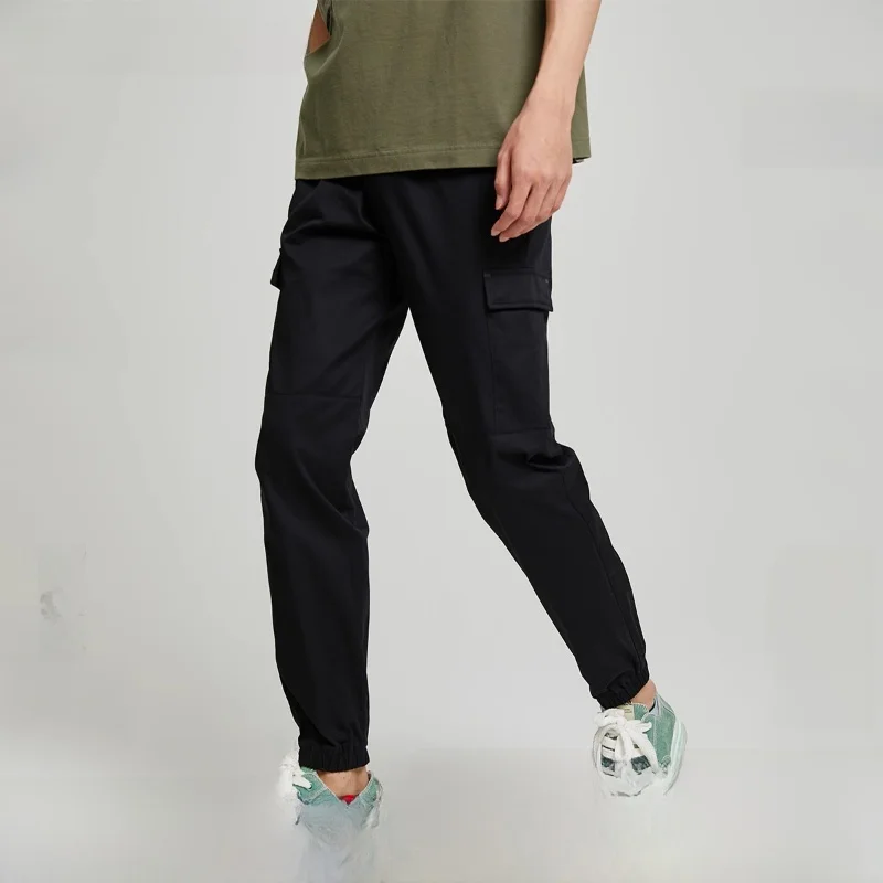 

JaJones, прямая рабочая одежда из чистого хлопка, повседневные брюки с низкой талией, молодежная осенняя коллекция, без стрейч, китайский заказ