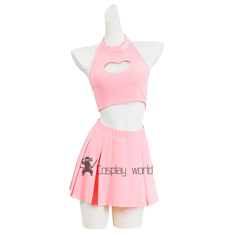 

Death Note Misa Amane‌ Cosplay Costumes pink skirt cosplay set love cheerleading team skirt