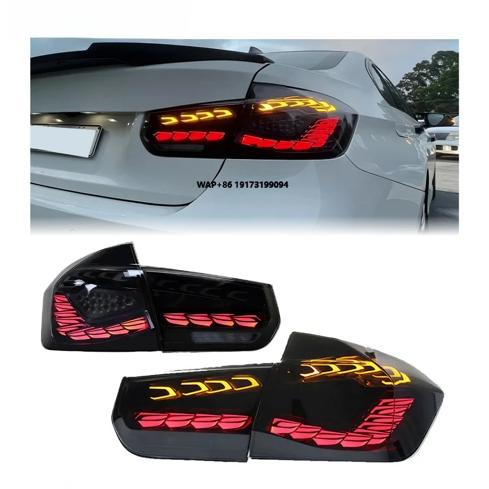 

F30 Taillight 2013-2018 3 Series Dragon Scale Style F35 Rear Lamp Taillights LED Tail Light Plug and Play DRL for
