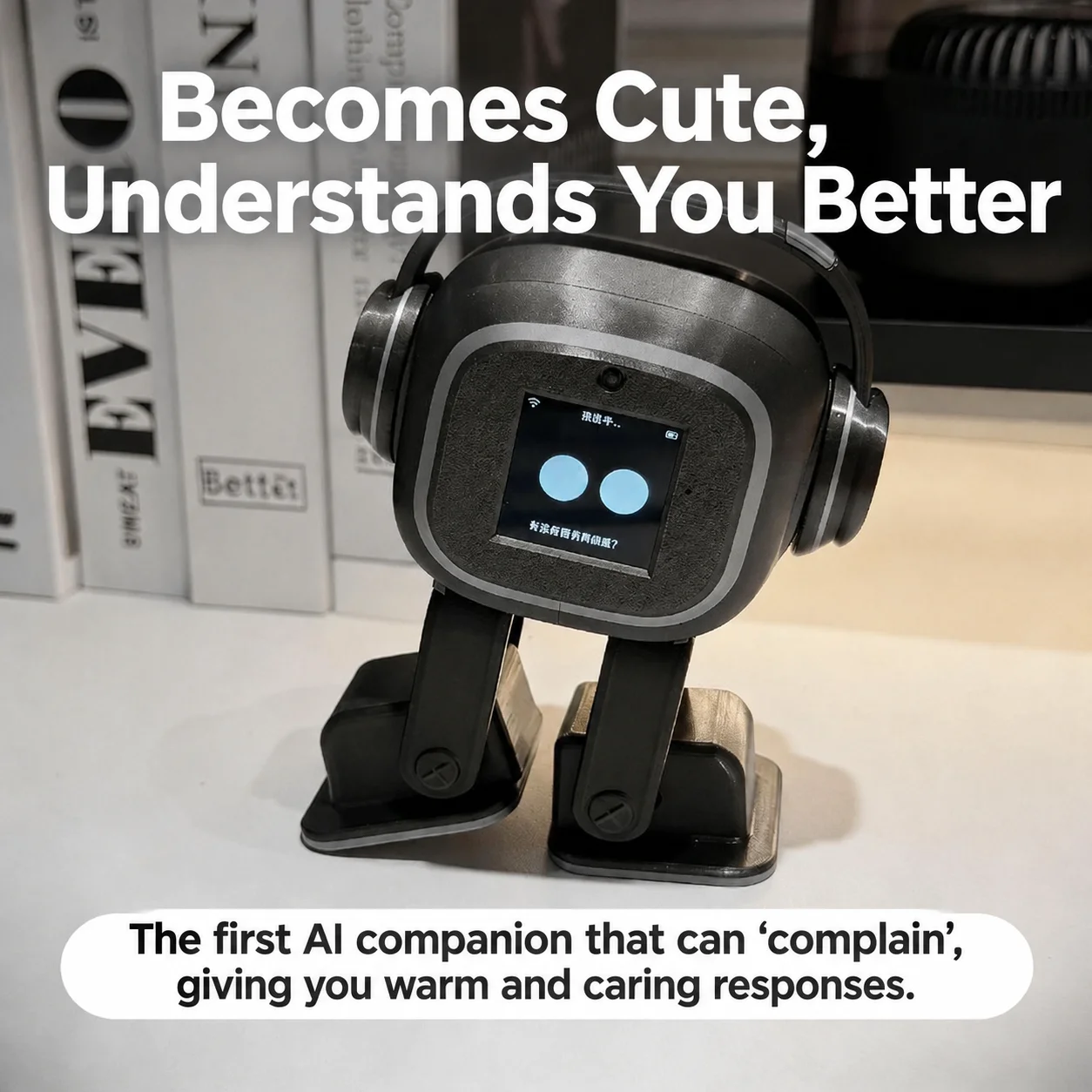 EMO AI Robot with Camera Magnetic Charging Base 27 Languages Voice Control Chat Dancing Music Smart Pet Robot Gift