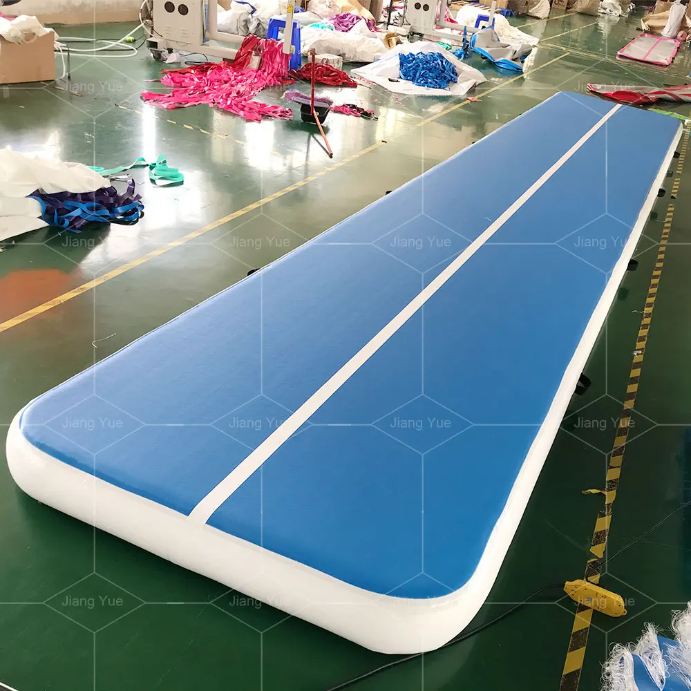 

New Design Gym Equipment Fitness Wholesale Customize Size 12m Inflatable Tumble Track Air Mat Airtrack Factory Price