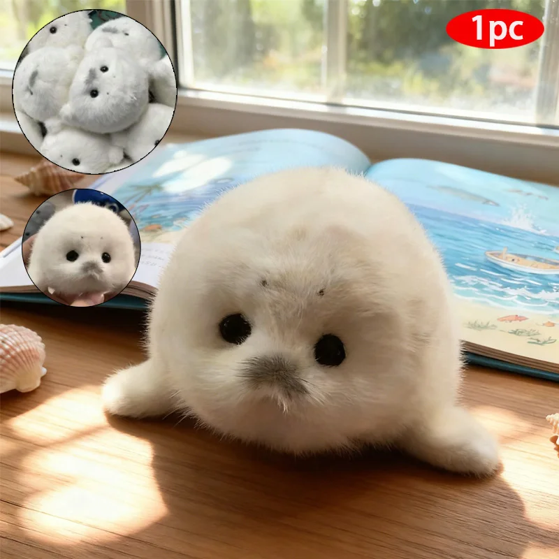 

1pc﻿ Soft Seal Plushie Animal Pendant Cute Seals Plush Keychain Car Key Accessories Car Ornaments Fashion Stuffed Doll Keyring