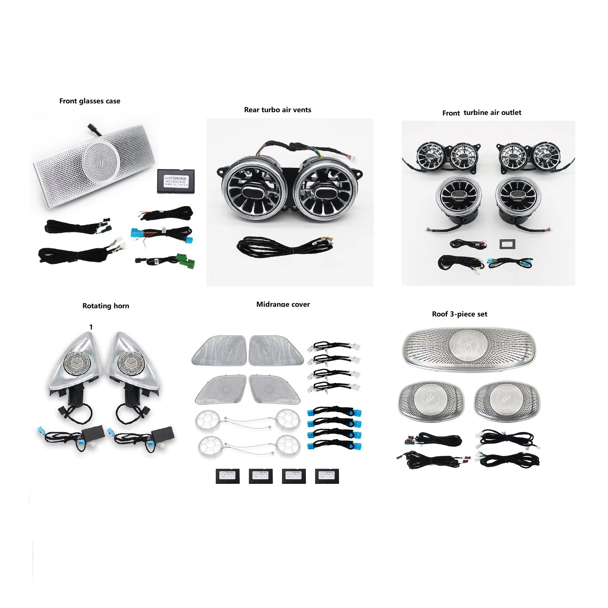 

Автомобильный светодиодный окружающий свет UPsztec для Mercedes-Benz S W222 2014-2020, светодиодный светильник для внутренней приборной панели