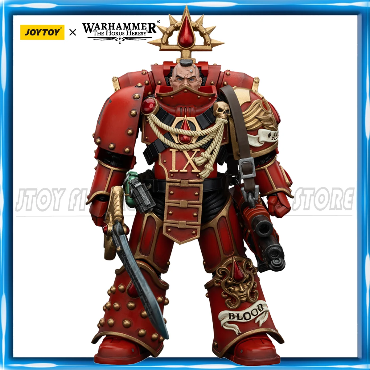 [IN STOCK] JOYTOY Warhammer 40K 1/18 Action Figure Blood Angels Raldoron First Captain Anime figures Toys Collection