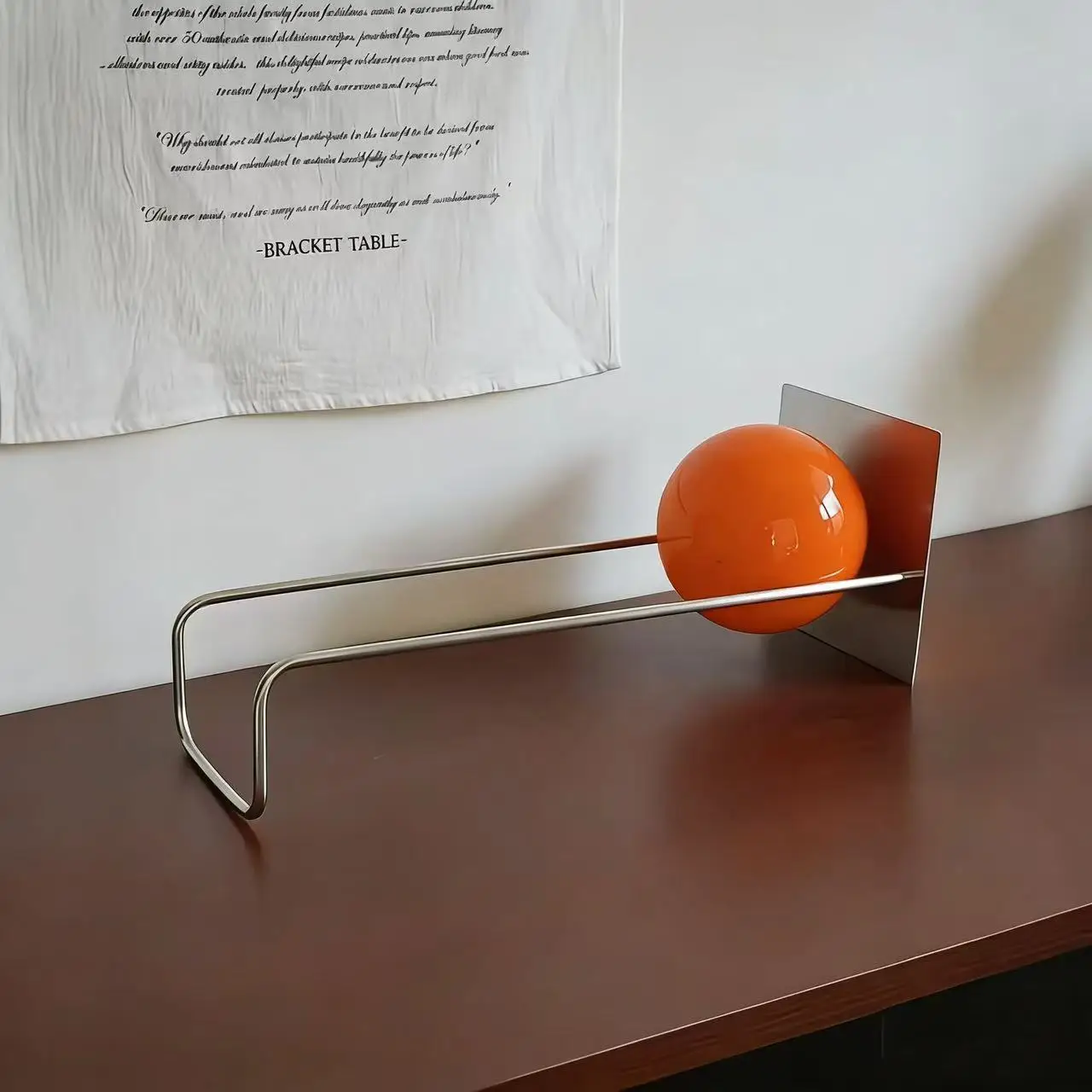 Luxury Desktop Bookshelf Book Holder Spherical Office Storage Rack Desktop Storage Rack Desktop Ornament Organizer