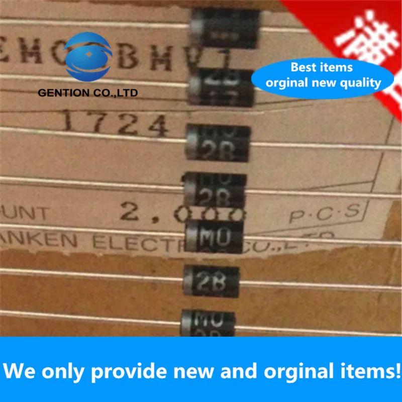 10PCS 100% New original EM02BMV1 EM02B diode fast and fast recovery 800V 1A imported from Japan original DO-41