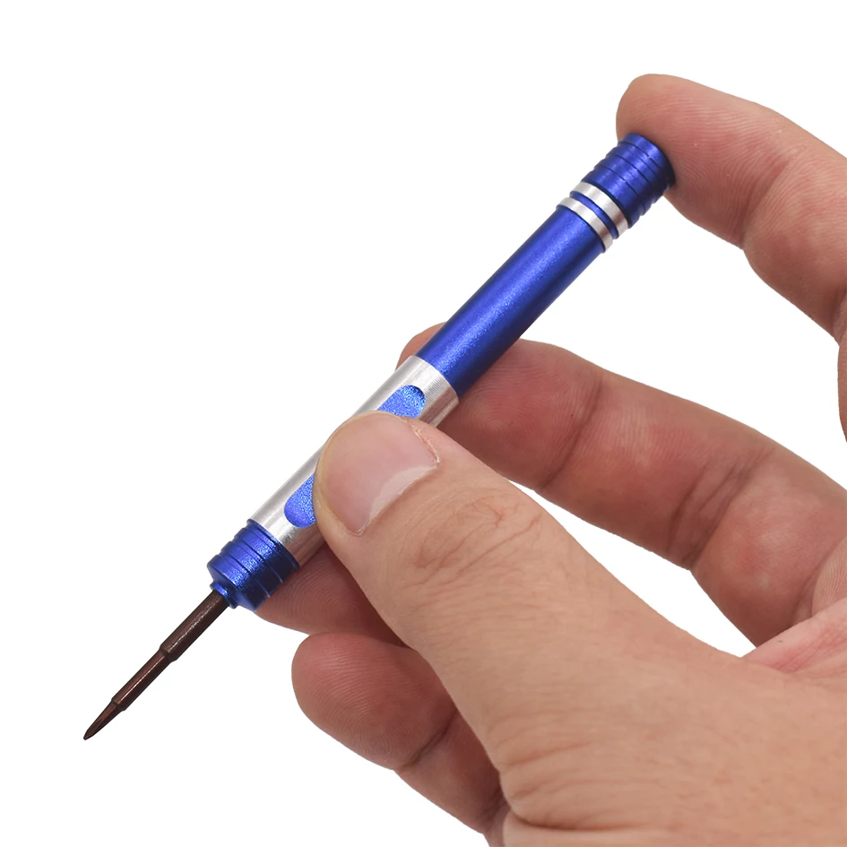 Full Metal Magnetic Screwdriver Repair Tool 0.6Y Tri wing 0.8 Pentalobe 1.2 1.5 Phillips Torx T2 Screw Driver for Huawei iPhone
