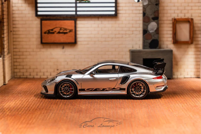 

Cars' Lounge 1:64 GT3 RS Racing Желтый / Майами Синий / Ящерица Зеленый / Серебристый Металлический Смола Модель автомобиля