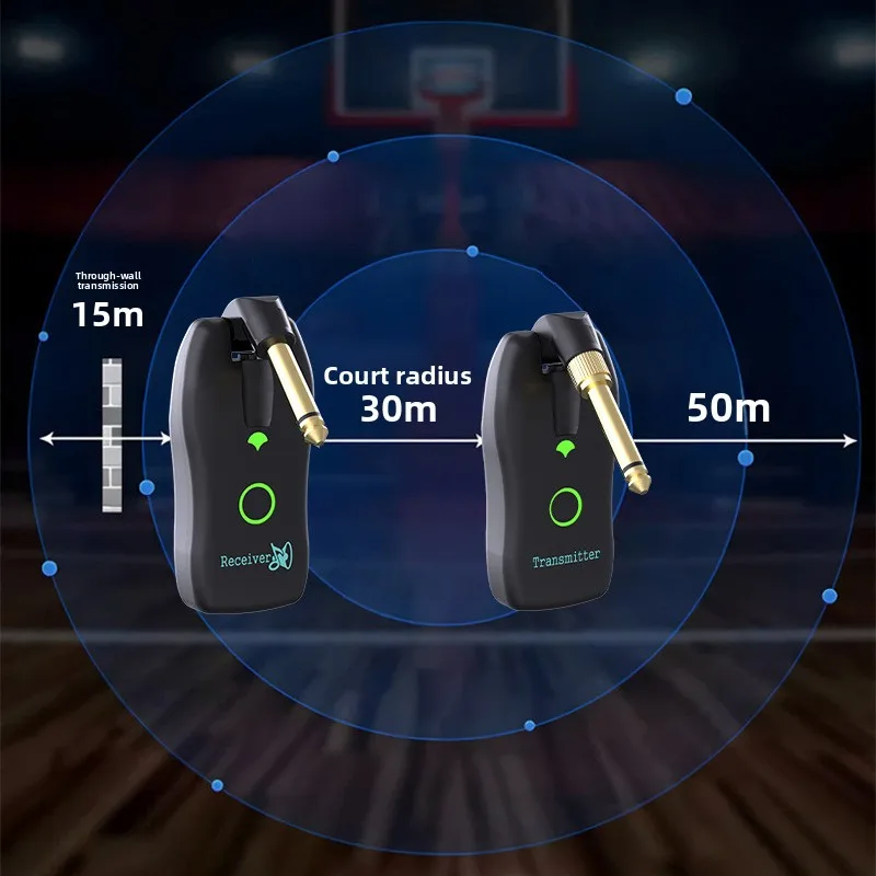 Electric Guitar Wireless Transceiver for Stage Performance Audio Transmission Guitar Electric Wind Instrument Accessories
