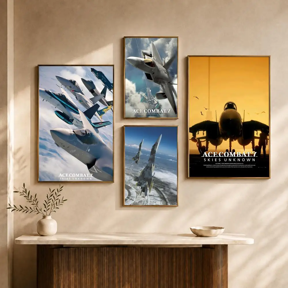 Game Ace Combat 8 Wings Of Theve Flight Shooter Poster PP Decorative Poster Print Apartment Dorm Office Cafe Gift