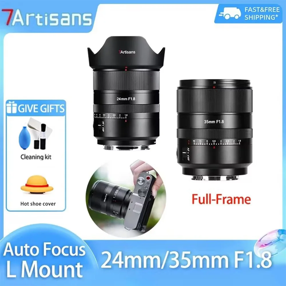

7artisans AF 24 мм 35 мм F1.8 полнокадровый широкоугольный портретный объектив с автофокусом L-креплением для камеры Sigma Panasonic Leica