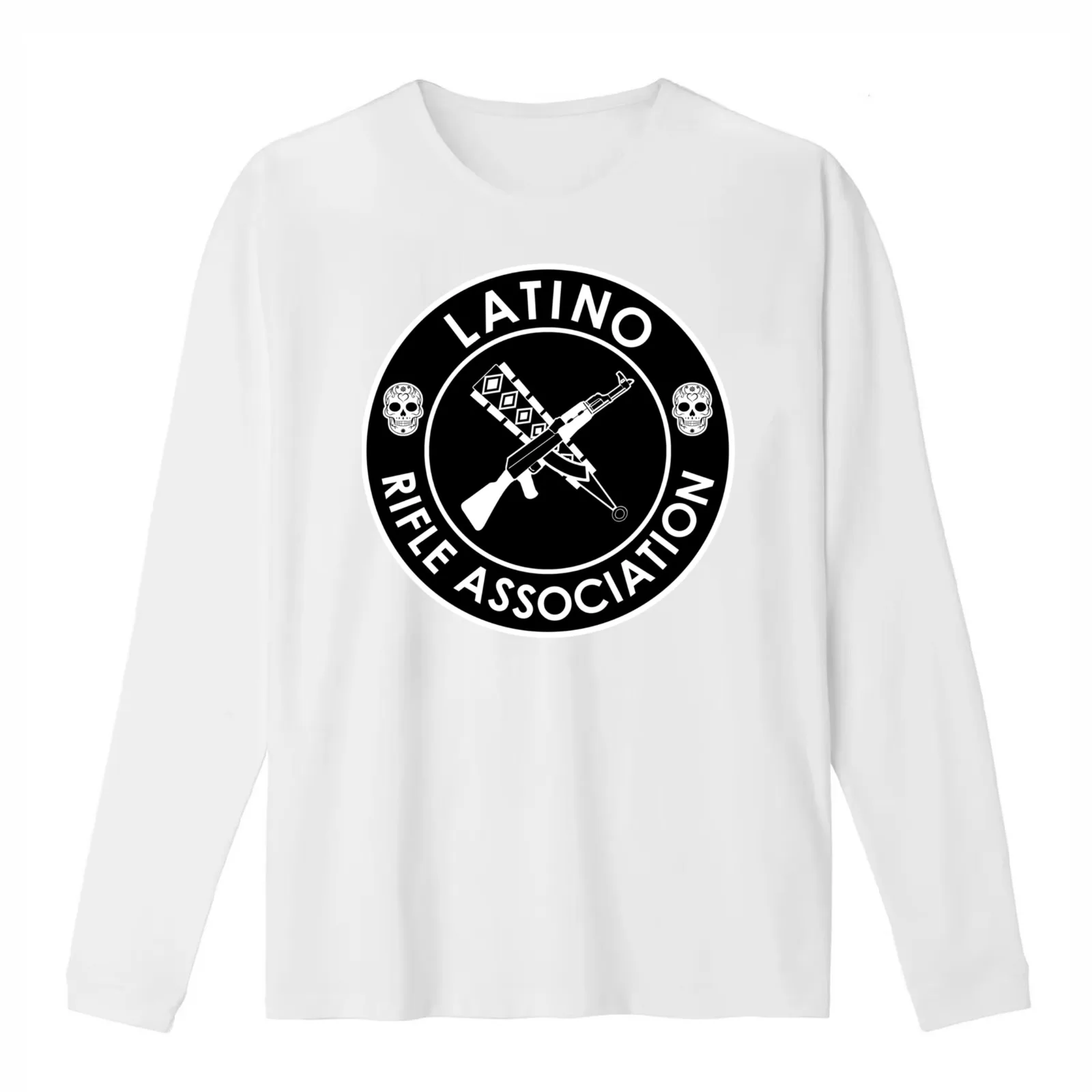 Latino Rifle Association Official Logo T-Shirt Summer Casual Cotton Tee Oversized Streetwear Tops Vintage Graphic Print