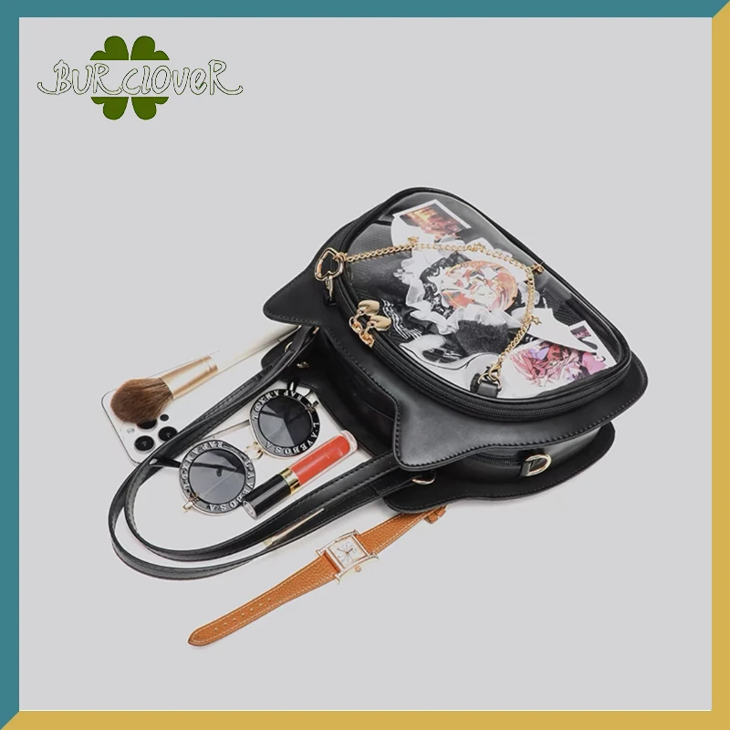 

CAKJVG Original Japanese Two Ci Yuan Girl Cute Girl Cat Crossbody Bag Adorable And Versatile In Stock With Free Shipping