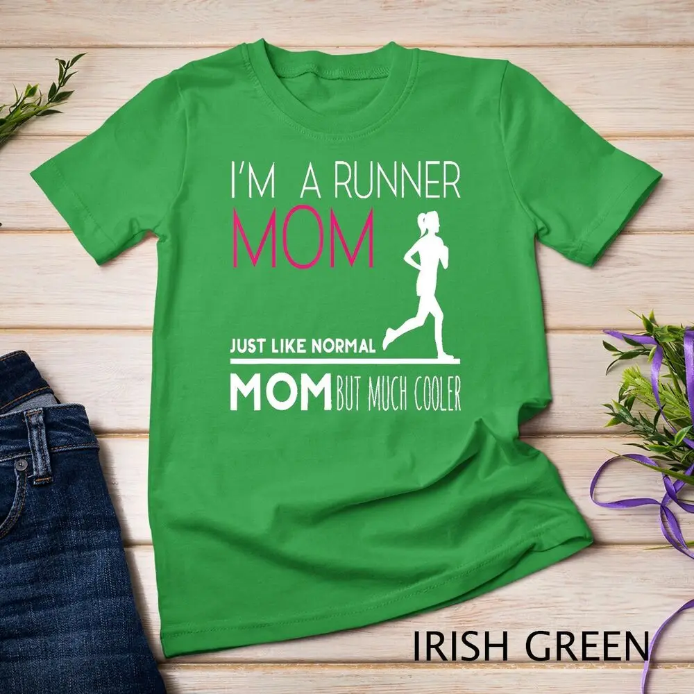 Running Quotes T-Shirt para Mulheres, T-shirt Unisex, Roupa engraçada mãe