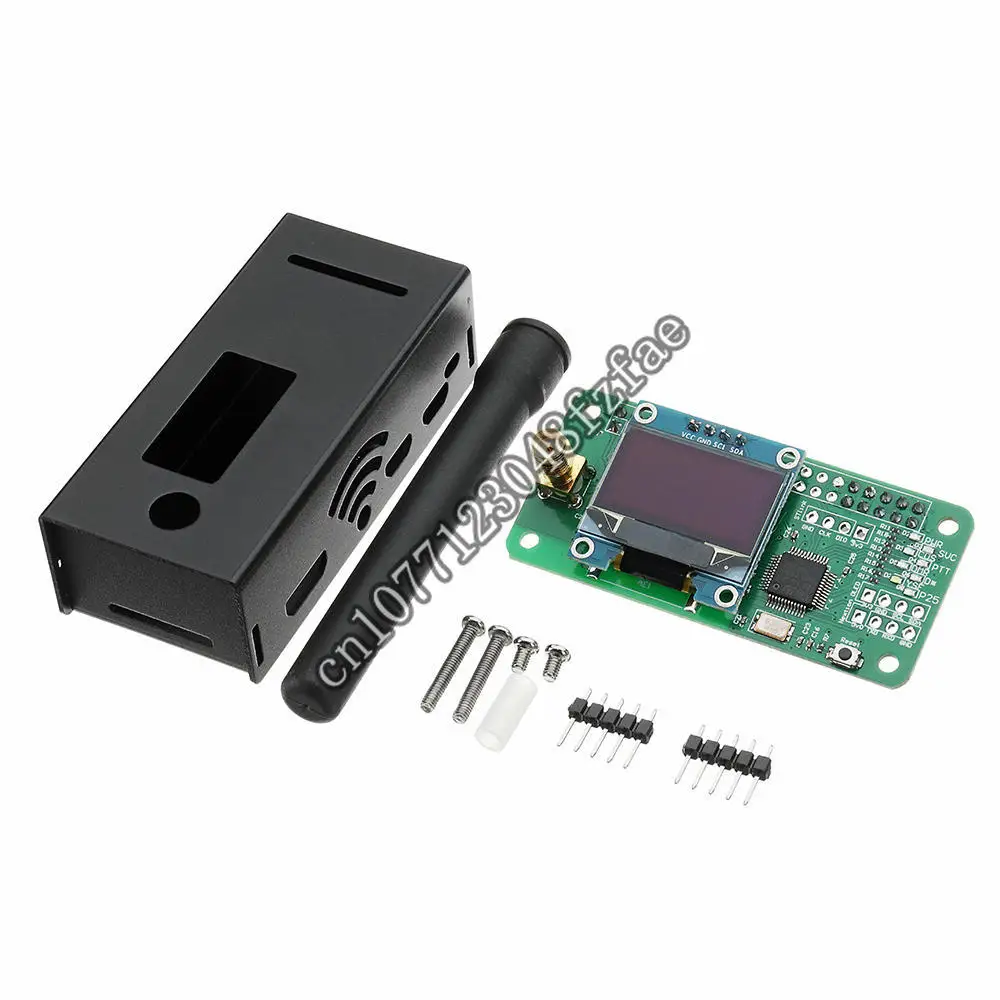 

Антенна + алюминиевый корпус + OLED-дисплей + поддержка точки доступа MMDVM P25 DMR YSF для Raspberry Pi