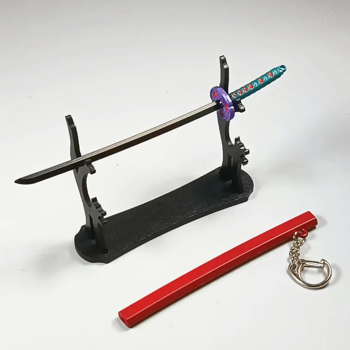 Espada katana de metal com lâmina marrom, 5.9 polegadas, faca ninja, sabre samurai original, sabre japonês katana, acessórios de cosplay, brinquedo adereço