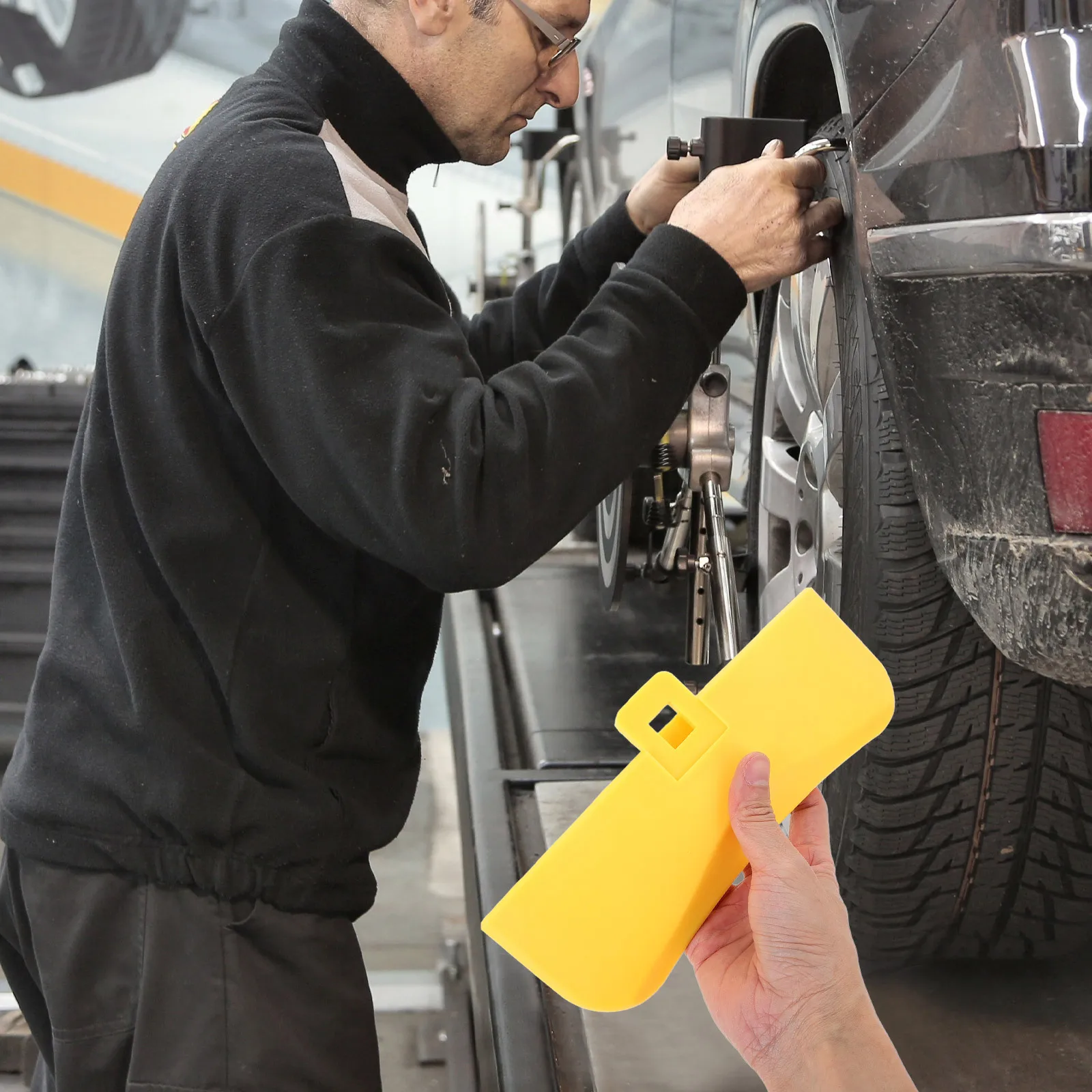 

ABS Tire Bead Breaker Plastic Sleeves Protective Cover for Shovel Tip Tire Removal Tool Sleeve Damage Prevention Rim Safe Guard