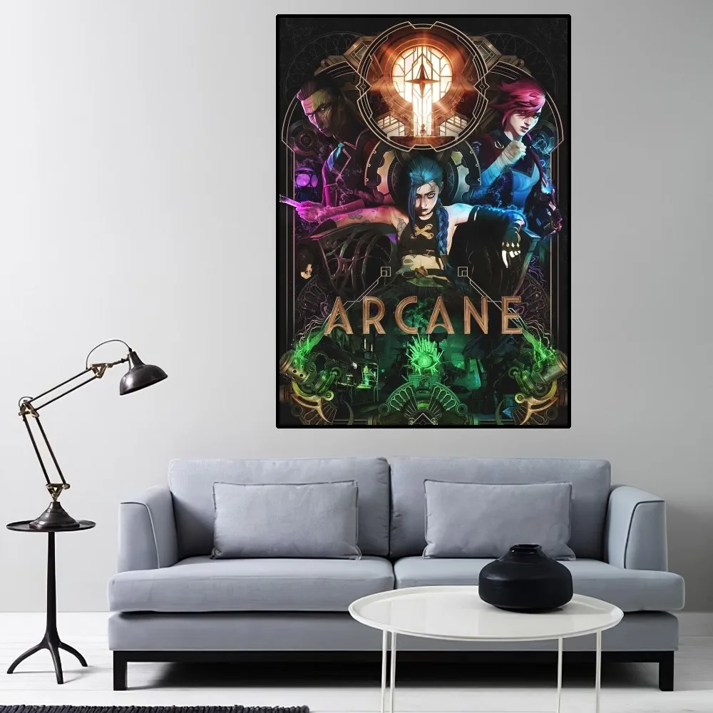 Arcane L-LOL Poster Home Room Decor Livingroom Bedroom Aesthetic Art Wall Painting Stickers