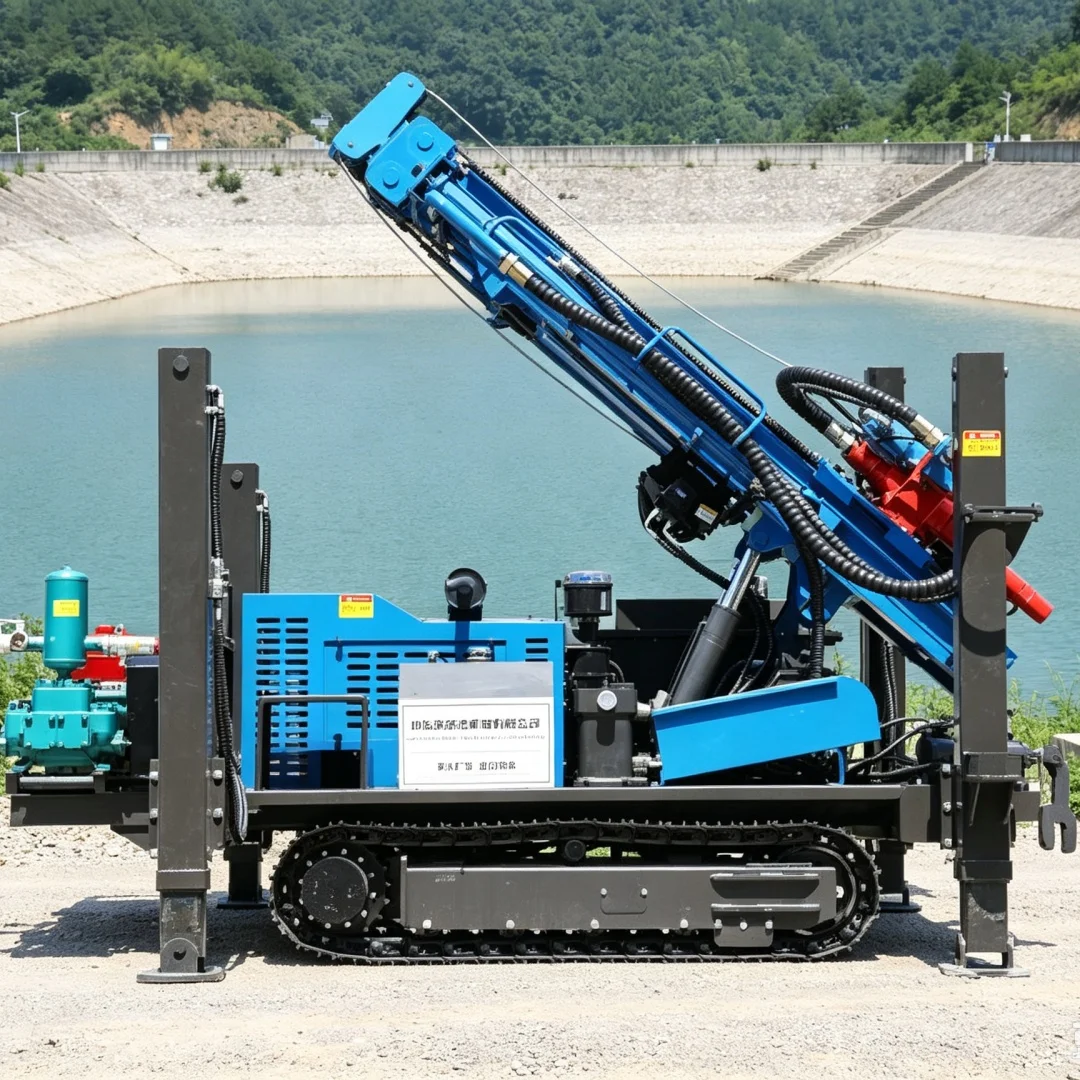 Customized Water Well Drilling Rig, Pneumatic Drilling Equipment, Drilling Machine for Engineering Geological Exploration