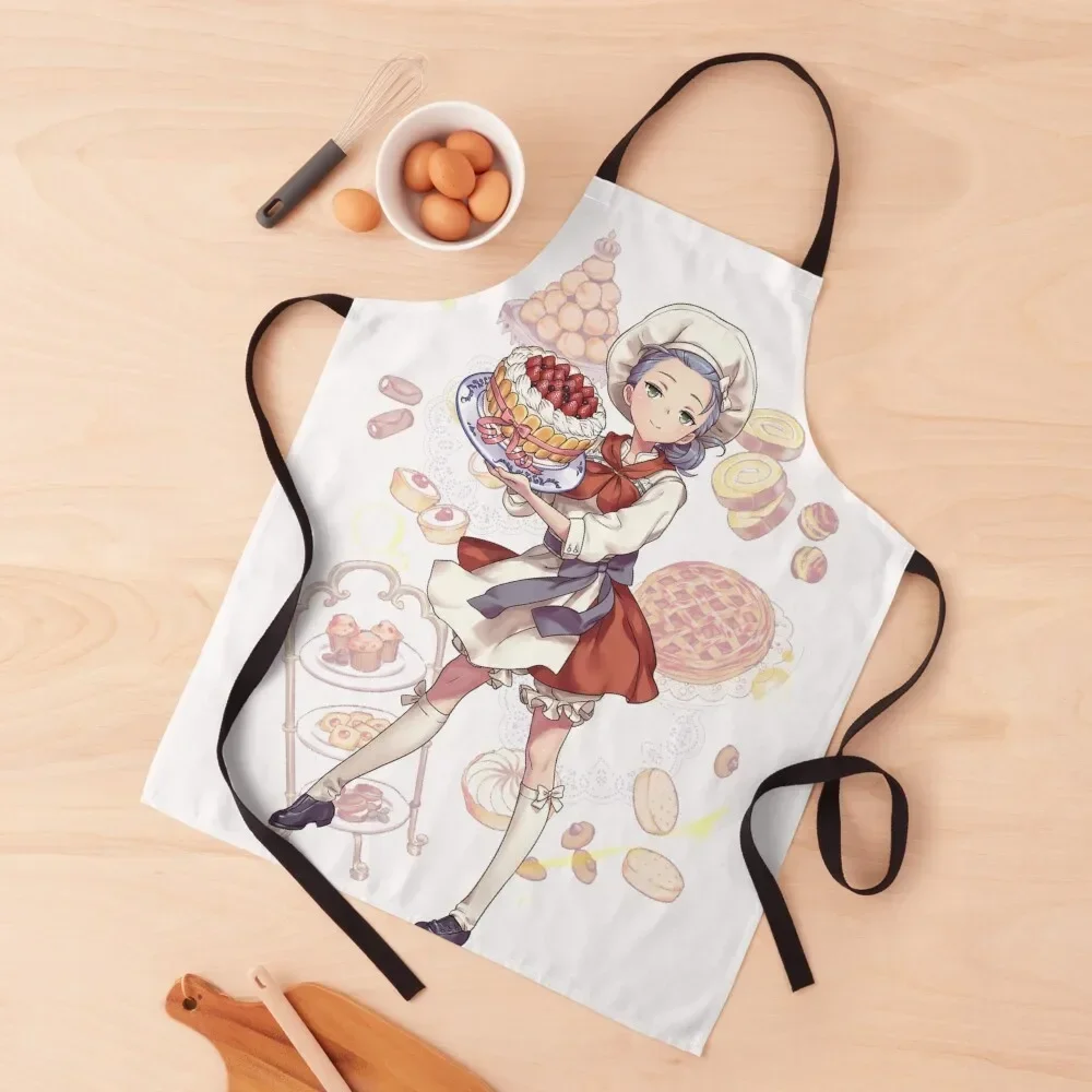 anime girl chef or baker Apron Kitchen Apras For Women chef for man For Women Apron