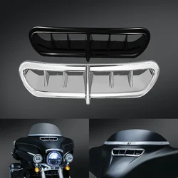 Motorcycle Front Fairing Vent Accent Outer Trim For Harley Touring Electra Glide Street Glide Trike 2014-2021 Motocross Parts