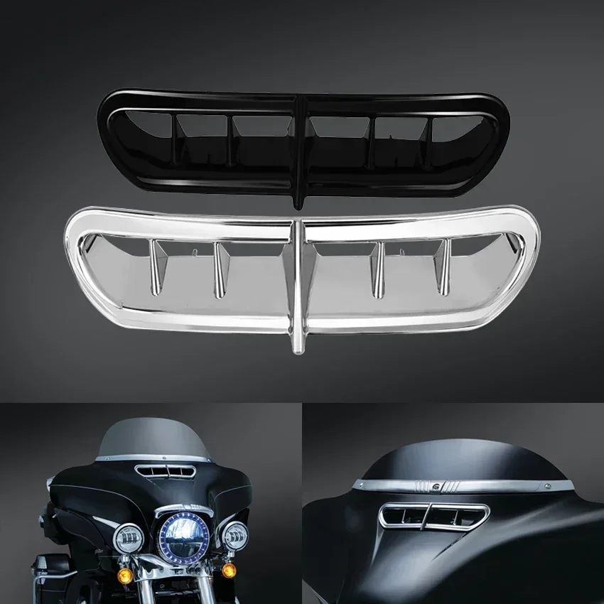 Motocykl owiewka przednia Vent Accent zewnętrzna tapicerka dla Harley Touring Electra Glide przemieszczanie się po ulicy Trike 2014-2021 części Motocross