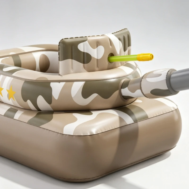 Water inflatable tank adult swimming ring, water pool supplies, quick portable