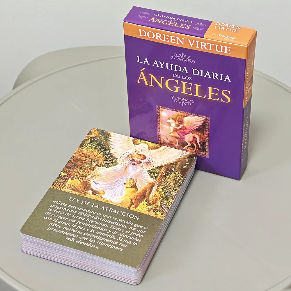 

Daily Guidance From Your Angels Oracle Deck Spanish Edition 44 Pcs Cards 10.4*7.3cm