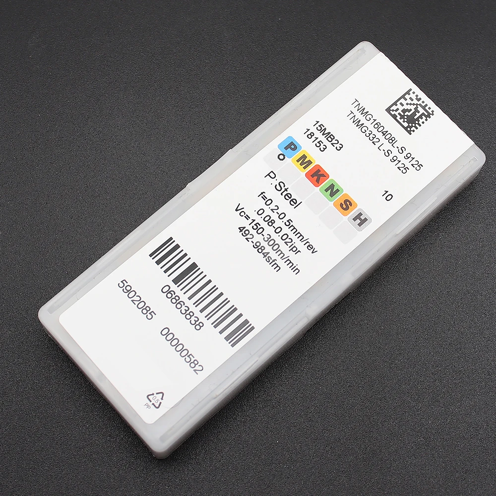 TNMG160408 R S 9125 inserti in metallo duro TNMG160404 utensili per tornitura esterna di alta qualità utensili da taglio per tornio CNC per acciaio