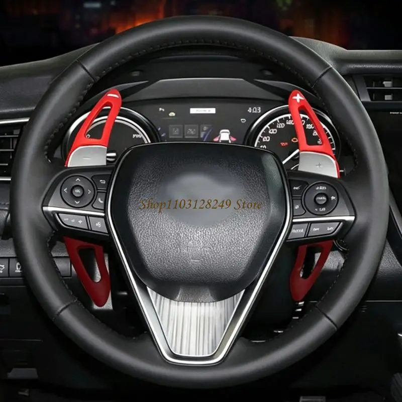 N5KD Aluminum Steering Wheel Gear-Change Extension Set for Matching 2018-2024 Listed Car Models and Factory Control Shapes