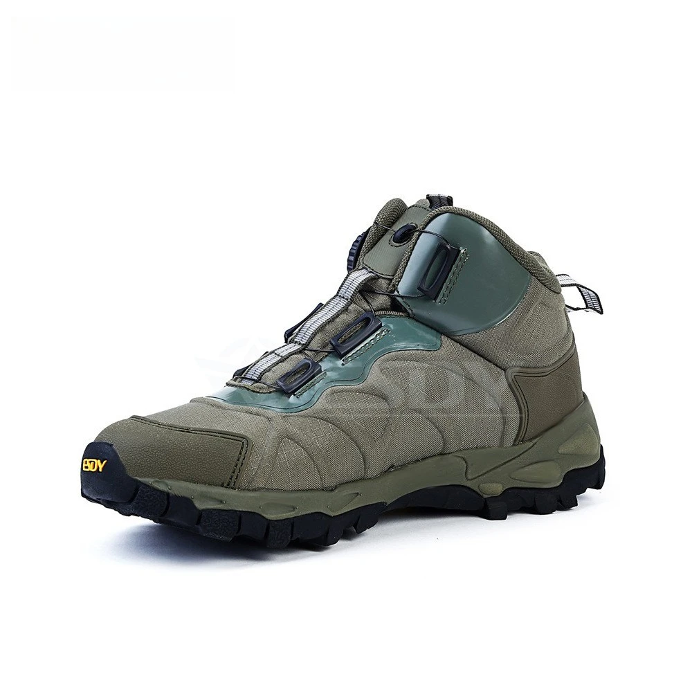 Knob automatic buckle hiking shoes cycling shoes middle help leisure sports