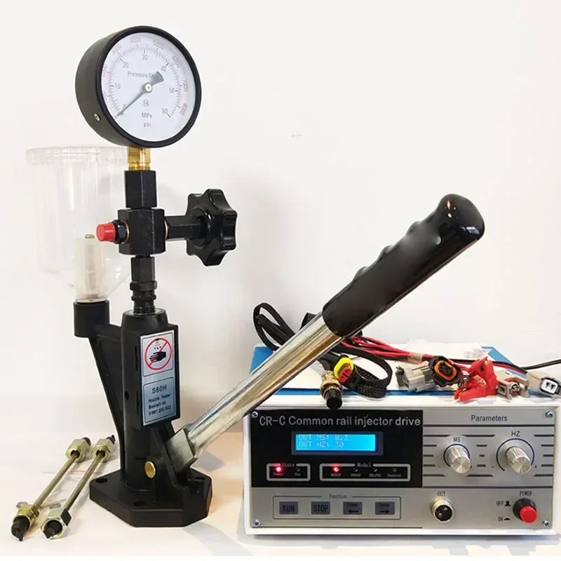 New 220V Common Rail Injector Tester S60H Nozzle Checker Also Known As European Three Electronic Control Special Tester