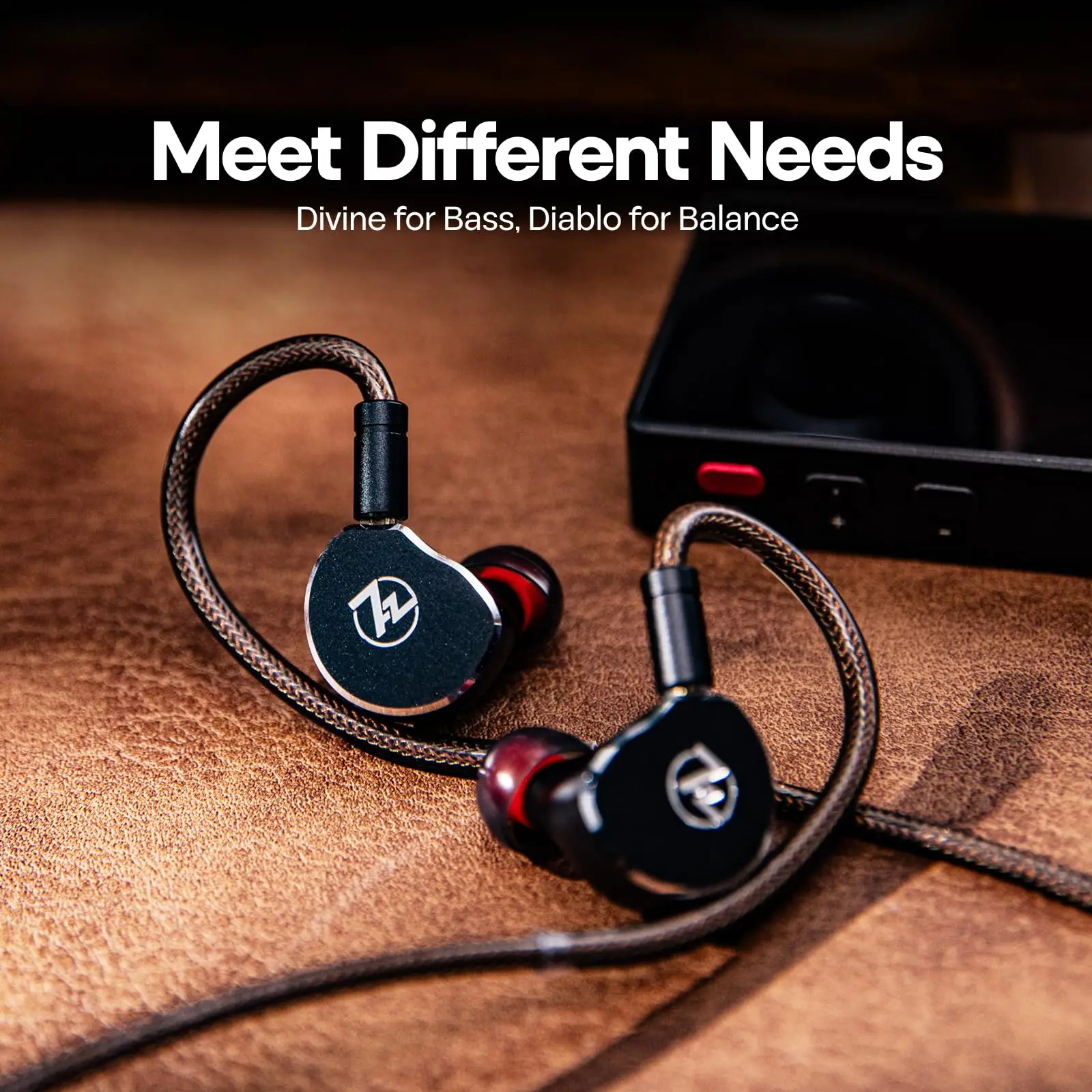 Linsoul 7 هرتز x Crinacle: شاشات Diablo/Divine داخل الأذن، محرك مغناطيسي مستو 14.5 مم IEM، سماعات أذن HiFi مع 2 دبوس قابل للفصل