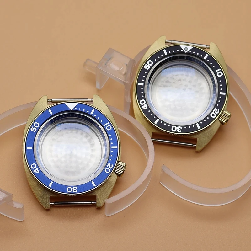 Золотой корпус NH35 41 мм, аксессуары для часов для дайвинга SKX для Turtle Tuna Seiko NH35 NH36 NH38 NH34, механизм с сапфировым стеклом, водонепроницаемое