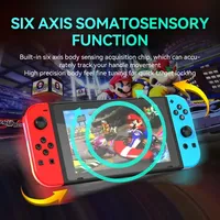 Wireless Controller NS Host Left and Right with RGB  Handle with Colored Lights