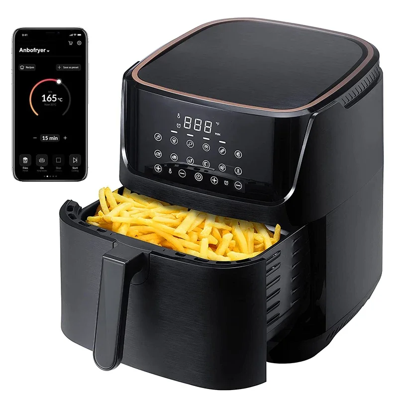 New Digital air fryer electric 5l 5.5l 6.5l  visible air frier fast cooking hot oilless smart wifi air fryer without oil