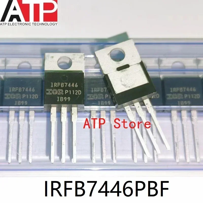 10pcs/lot 100% New Imported Original IRFB7446PBF IRFB7446 TO-220 MOSFET Transistor N-CH 40V 118A TO220AB