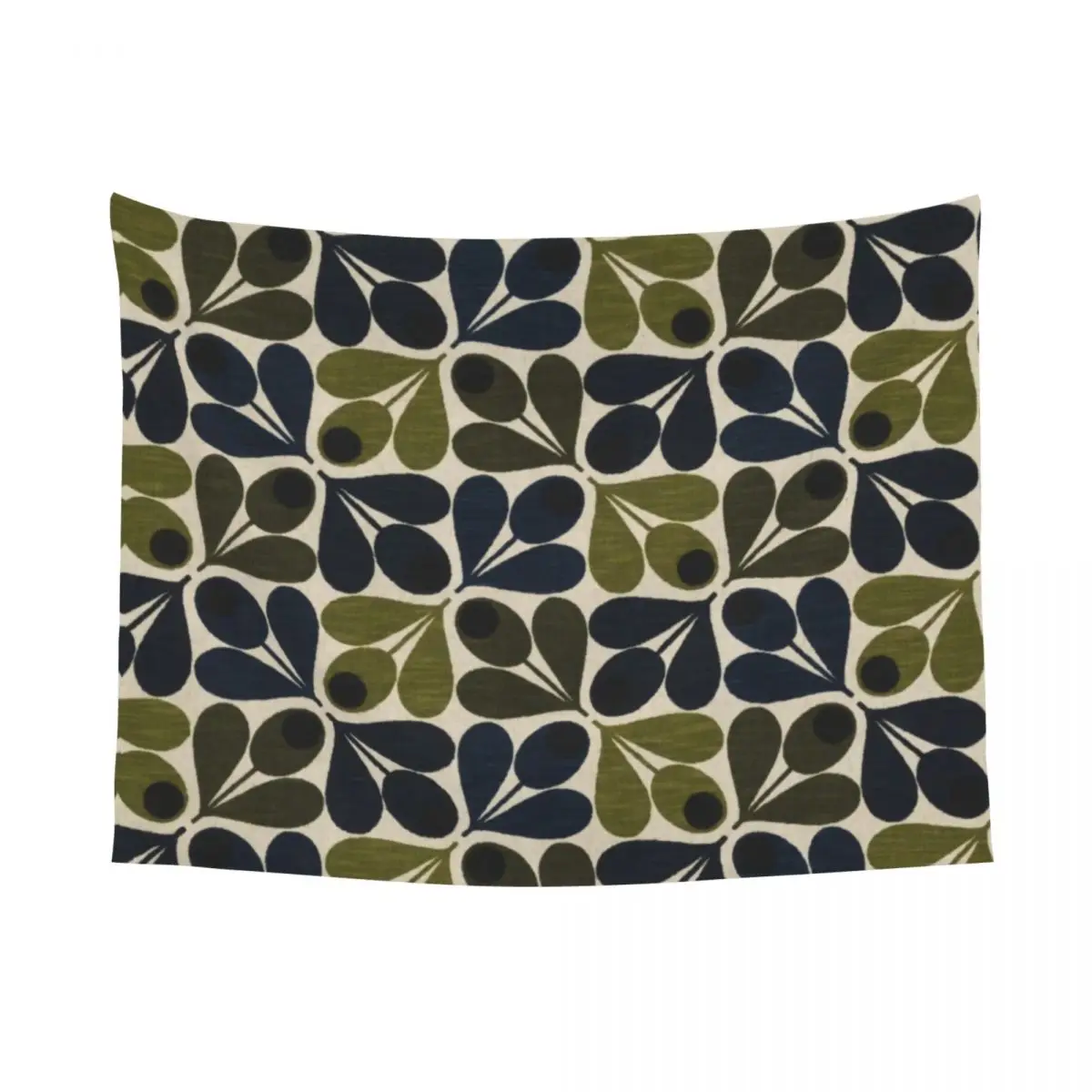 Orla Kiely Scandinavian Flower Tapestry Hippie Room Decor Mid Century Abstract Tapestries Wall Hanging for Dorm Home Decoration