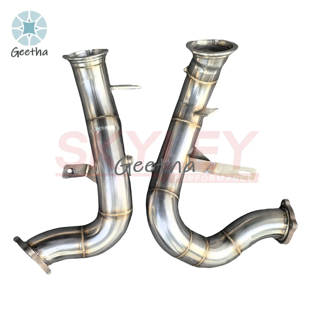 

Exhaust Downpipe for Porsche Macan S Gts Turbo 3.6l 3.0l 2.9l V6 Downpipes High Quality Exhaust Pipes