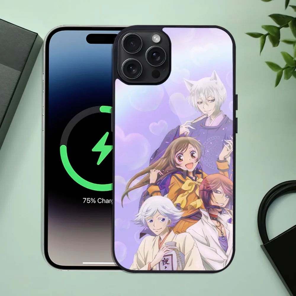 Bilibili Anime Kamisama Kuss Handy hülle für iPhone 11 Mini 12 13 max 14 plus 15 Pro Magesafe Magnet hülle