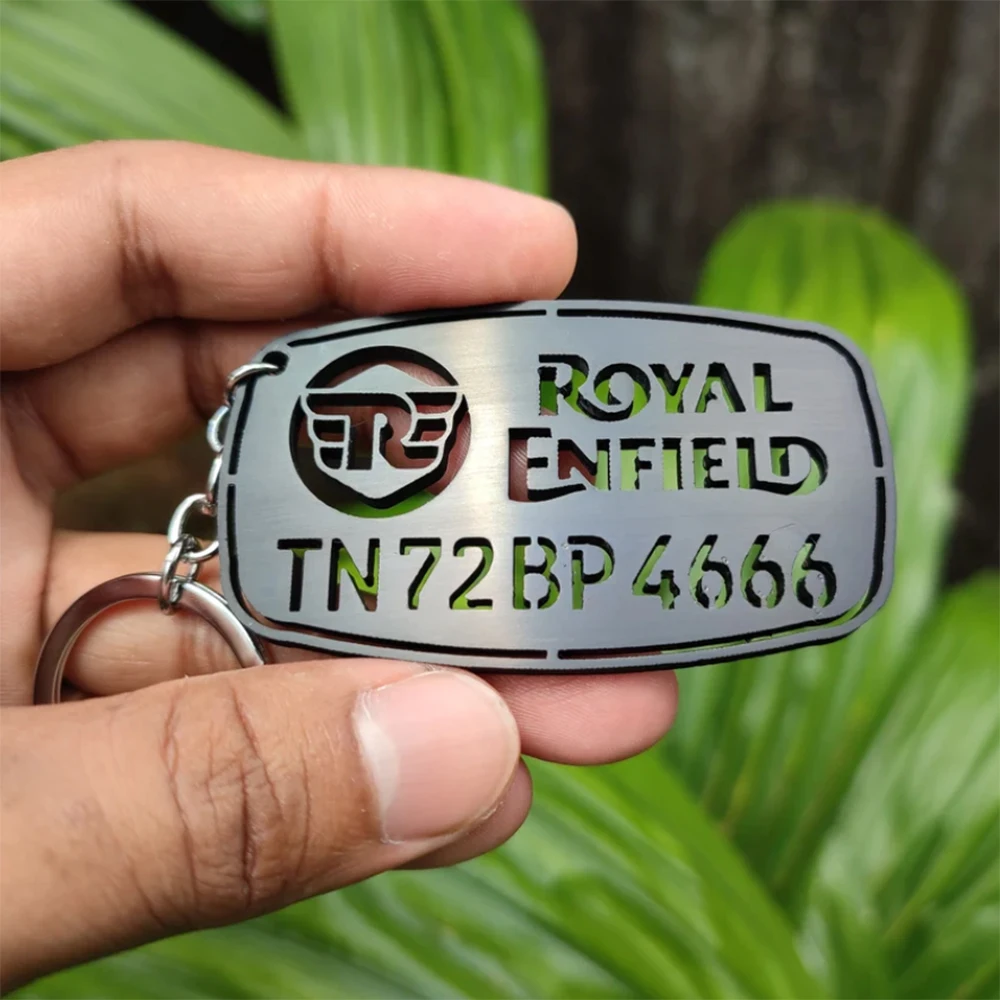 Customize Various Styles Of License Plates, Personalize Stainless Steel Fashion Metal Keychains, Father's Day Gifts