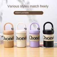 316 Stainless Steel Insulated Cup, Vacuum Flasks, High Beauty, Accompanying Cup, Creative Light Luxury Water Bottles, 400ml